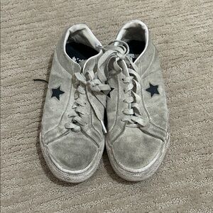 Kids Star Sneakers in Gray and Black